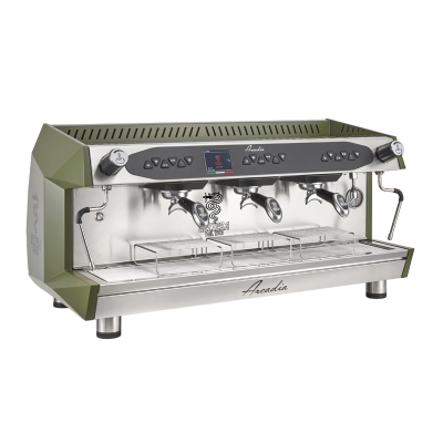 Bezzera Arcadia DE PID Tall Cup Tam Otomatik Espresso Kahve Makinesi, 3 Gruplu, Mat Yeşil - 1
