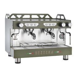Bezzera MODA DE Tall Cup Fully Automatic Espresso Coffee Machine, 2 Groups, Green - Bezzera