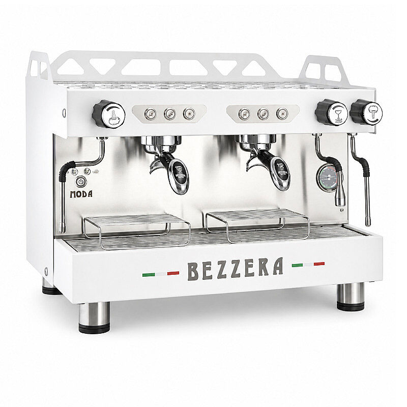 Bezzera MODA DE Tall Cup Tam Otomatik Espresso Kahve Makinesi, 2 Gruplu, Beyaz - Bezzera