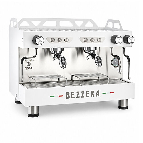 Bezzera MODA DE Tall Cup Tam Otomatik Espresso Kahve Makinesi, 2 Gruplu, Beyaz 