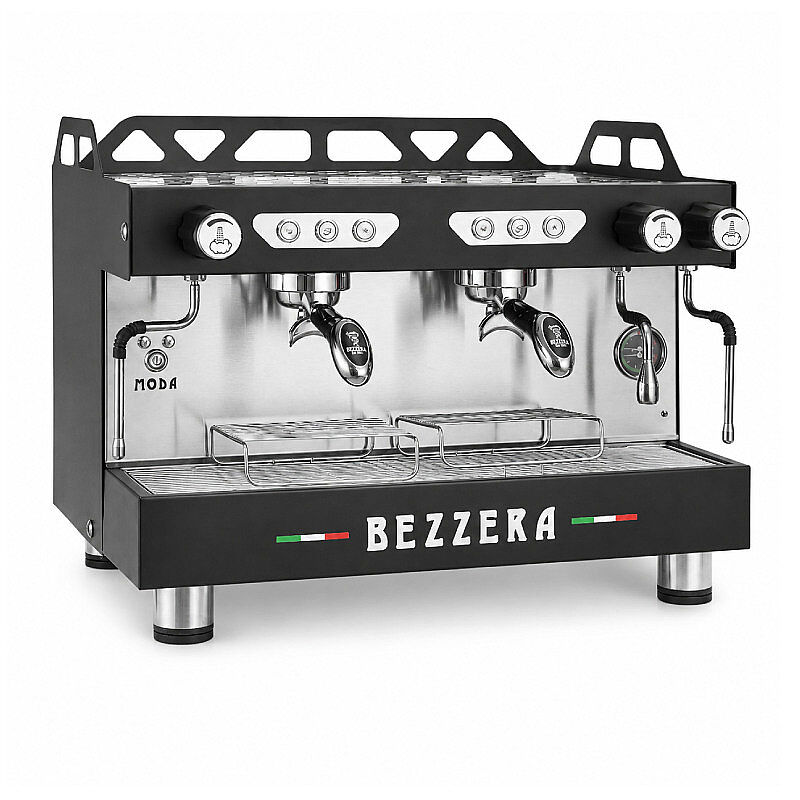 Bezzera MODA DE Tall Cup Tam Otomatik Espresso Kahve Makinesi, 2 Gruplu, Siyah - Bezzera