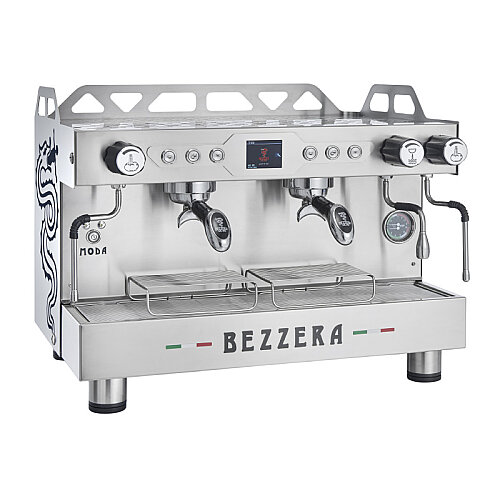 Bezzera MODA PID Display Tall Cup Tam Otomatik Espresso Kahve Makinesi, 2 Gruplu, Inox - 1