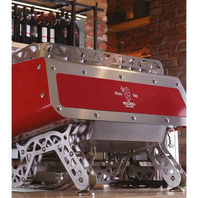 Bezzera Victoria Tall Cup Tam Otomatik Espresso Kahve Makinesi, 2 Gruplu, Kırmızı - Bezzera