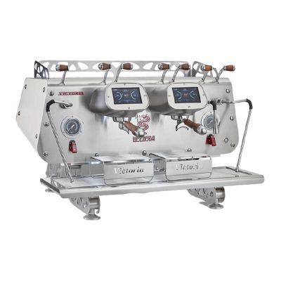 Bezzera ماكينة تحضير قهوة الاسبريسو الأوتوماتيكية بالكامل Bezzera، فيكتوريا، 2 مجموعة، أبيض - Bezzera