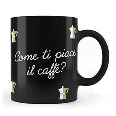 Bialetti Christmas Porselen Mug, Siyah - 1
