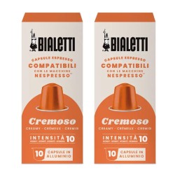 Bialetti Cremoso Nespresso Uyumlu Kapsül Kahve, 2x10 Adet - Bialetti