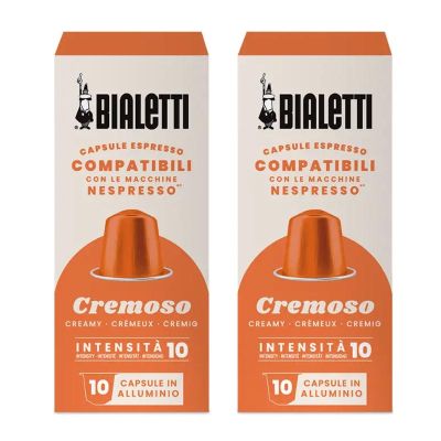 Biaetti Cremoso Nespresso Uyumlu Kapsül Kahve, 2x10 Adet - 1