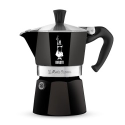 Bialetti Express Moka Pot, 3 Cup, Black - Bialetti