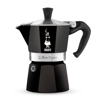 Bialetti Express Moka Pot, 6 Cup, Siyah - 1