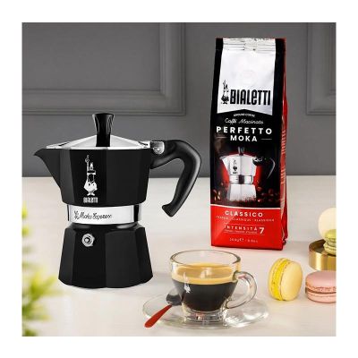 Bialetti Express Moka Pot, 6 Cup, Siyah - 4