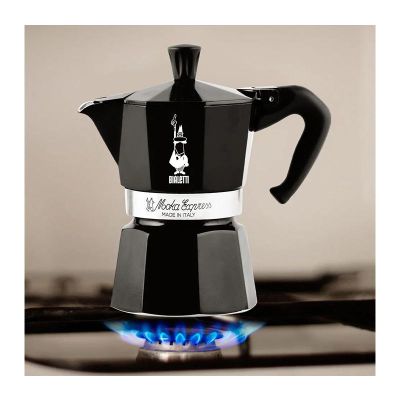 Bialetti Express Moka Pot, 6 Cup, Siyah - 5
