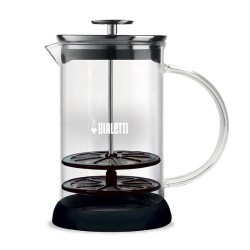 Bialetti Glass Milk and Cappuccino Frother, 330 ml - Bialetti