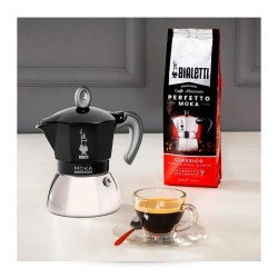Bialetti Induction Moka Pot, 6 Cup, Black - 3