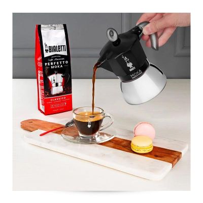Bialetti İndüksiyon Moka Pot, 2 Cup, Siyah - 2