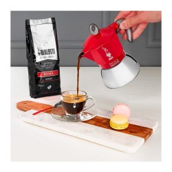 Bialetti İndüksiyon Moka Pot, 4 Cup, Kırmızı - Thumbnail