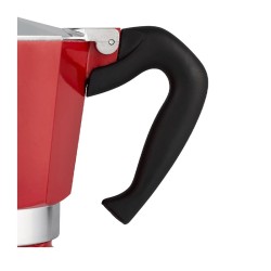 Bialetti Mini Express Moka Pot, 2 Cup + 2 Espresso Cups, Red - 5