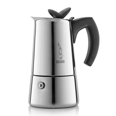 Bialetti Moka Pot Musa, Çelik, 2 Cup - 1
