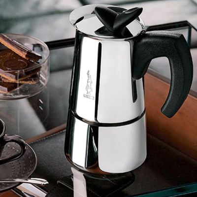 Bialetti Moka Pot Musa, Çelik, 6 Cup - 3