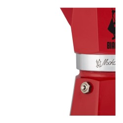 Bialetti Express Moka Pot, 3 Cup, Kırmızı - Thumbnail
