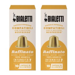 Bialetti Raffinato Nespresso совместимый капсульный кофе, 2х10 шт. - Bialetti