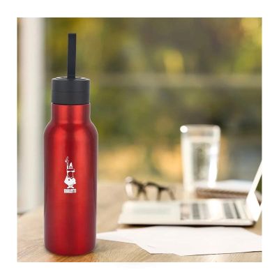 Bialetti To Go Çift Cidarlı Çelik Termos, 500 ml, Kırmızı - 2