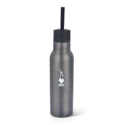 Bialetti To Go Çift Cidarlı Çelik Termos, 750 ml, Gri - 1