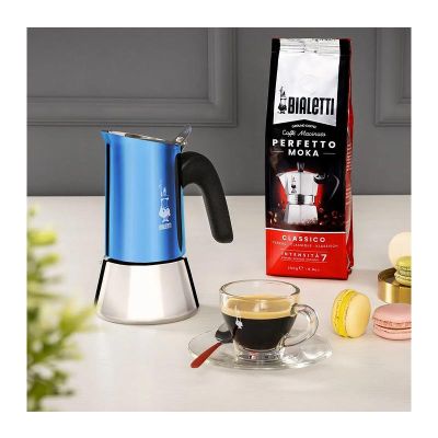 Bialetti Venüs Çelik Moka Pot, 2 Cup, Mavi - 4