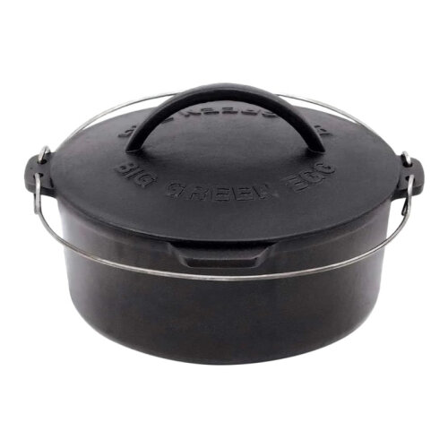 Big Green Egg Cast Iron Casserole Pot, 5.2 L - Big Green Egg