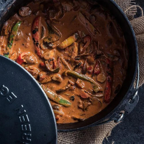 Big Green Egg Чугунная кастрюля для запекания, 5,2 л - 2