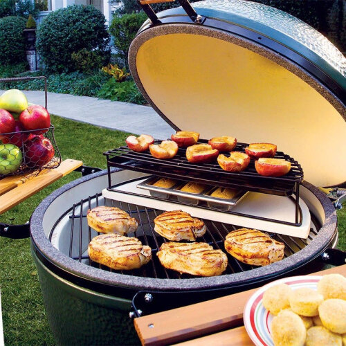 Big Green Egg L Conveggtor Yarım Ay Pişirme Taşı - 3