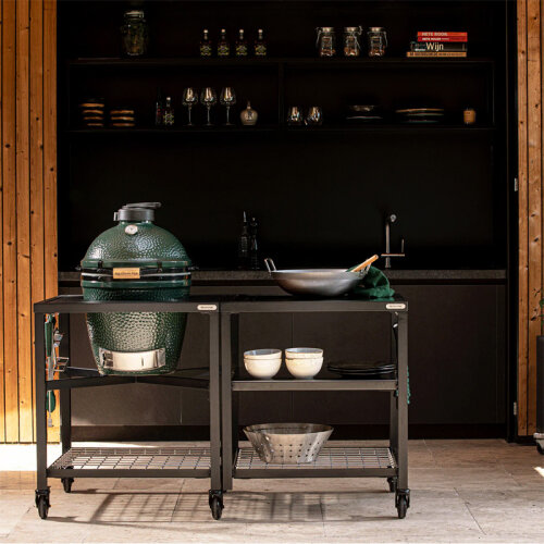 Big Green Egg Medium Barbekü Mangal, Kömürlü - 7