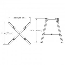 Big Green Egg Minimax Carrier Foot - 3