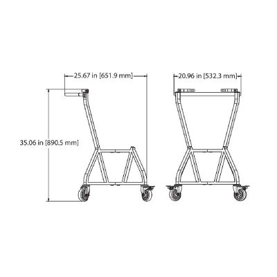 قدم الناقل Big Green Egg Nest L Carrier Foot - Big Green Egg