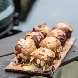 Big Green Egg صحن شواء خشبي، 2 قطعة - 4