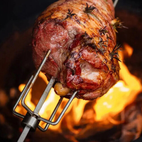 Big Green Egg XL Tavuk Çevirme Aparatı - 4