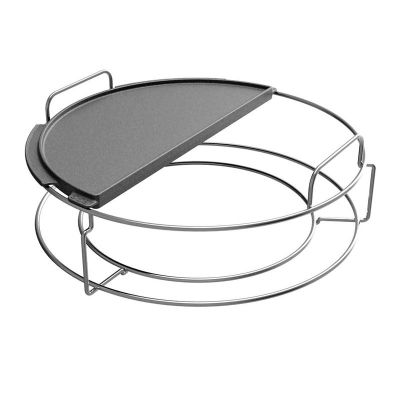 Big Green Egg Yarım Ay Döküm Plancha Tabak - 2