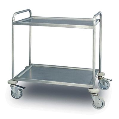 Bilge Inox Demonte 2 Katlı Servis Arabası - 1