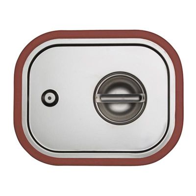 Bilge Inox GN 2/1 Sızdırmaz Contalı Gastronorm Küvet Kapak - 1