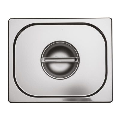 Bilge Inox GN 1/2 Paslanmaz Çelik Standart Gastronorm Küvet Kapak - 1