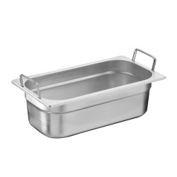 Bilge Inox GN 1/3-65 mm Paslanmaz Çelik Saplı Gastronorm Küvet - Bilge Inox