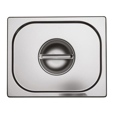 Bilge Inox GN 1/3 Paslanmaz Çelik Standart Gastronorm Küvet Kapak - 1