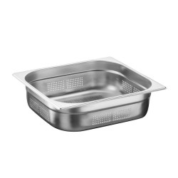 Bilge Inox GN 2/3-100 mm Paslanmaz Çelik Delikli Gastronorm Küvet 