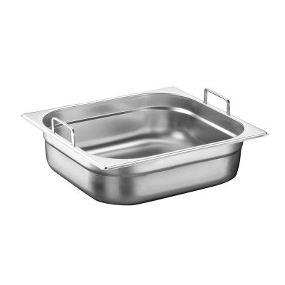 Bilge Inox GN 2/3-200 mm Paslanmaz Çelik Saplı Gastronorm Küvet - 1