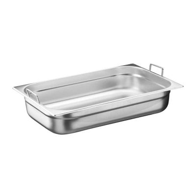 Bilge Inox GN 2/4-65 mm Paslanmaz Çelik Saplı Gastronorm Küvet - 1