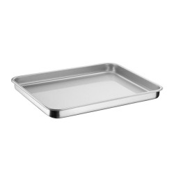 Bilge Inox Kapaksız Sapsız Pres Baskı Tepsi, 25x80x2 cm 