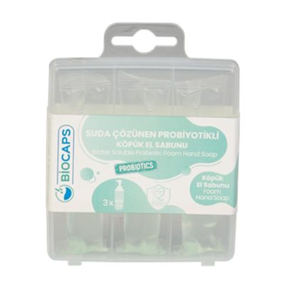 Biocaps PC 70 Suda Çözünen Probiyotik Köpük El Sabunu, 3x20 ml - 1