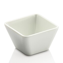 Biradlı 206503B Melamine Sauce Pot, 7x7x4 cm, White - Biradlı
