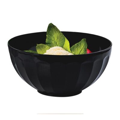 Biradlı MG-80 Akrilik Salata Kasesi, 27x27x12.5 cm - 1