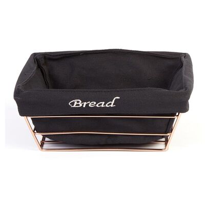 Biradlı HW-180B Kare Bezli Ekmek Sepeti, 22x22 cm - Biradlı