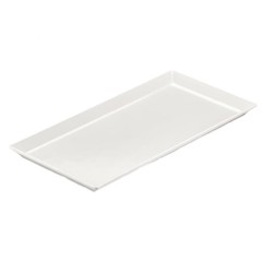 Biradlı BRD-103314 Melamine Presentation Tray, 35x17x2 cm, White - Biradlı